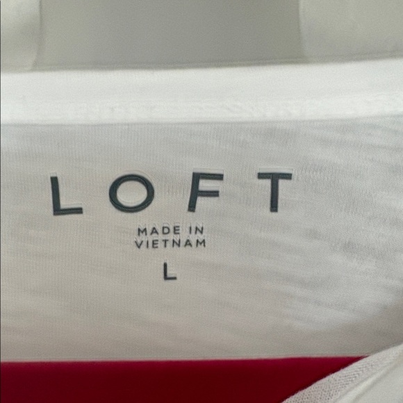 LOFT Elegant white Long Sleeve Top - Picture 3 of 4